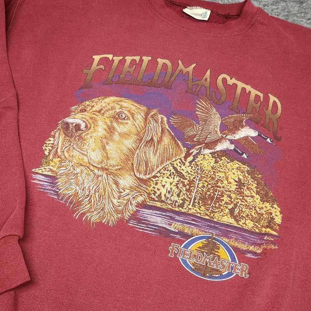 Fieldmaster VTG Waterfowl Goose Hunting Dog Golden Retriever Sweatshirt XL USA